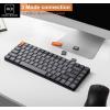 imageKeychron K3 Max 75 Layout QMKVIA Wireless Custom Mechanical Keyboard 24 GHzBluetoothWired 3Mode RGB Backlit Red Switch Aluminum Frame Gaming Keyboard for Mac WindowsRed Switch