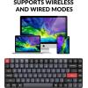 imageKeychron K3 Pro Wireless Custom Mechanical Keyboard 75 Layout QMKVIA Programmable BluetoothWired RGB UltraSlim with Hotswappable Gateron LowProfile Red Compatible with Mac Windows LinuxHotswap Low Profile Gateron Red Switch