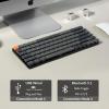 imageKeychron K3 Version 2 84 Keys UltraSlim Wireless BluetoothUSB Wired Mechanical Keyboard with White LED Backlit LowProfile Keychron Mechanical Brown Switch Compatible with Mac WindowsKeychron Red Switch