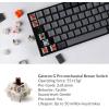 imageKeychron K4 96 Layout 100 Keys Wireless Bluetooth 51Wired USB Mechanical Gaming Keyboard with Gateron G Pro Brown Switch White LED Backlight NKey Rollover for Mac Windows PCVersion 2Gateron G Pro Brown Switch
