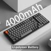 imageKeychron K4 Max QMK Wireless Custom Mechanical Keyboard RGB Hot Swappable 96 Layout TriMode Bluetooth 5124GUSBC Programmable Super Red Switch NKRO Gaming Keyboard for MacWindowsGamersRed Switch