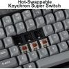 imageKeychron K4 Max QMK Wireless Custom Mechanical Keyboard RGB Hot Swappable 96 Layout TriMode Bluetooth 5124GUSBC Programmable Super Red Switch NKRO Gaming Keyboard for MacWindowsGamersBrown Switch