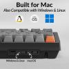imageKeychron K4 Max Wireless Mechanical Keyboard 96 Layout QMK 24 GHzBluetooth 51Wired White Backlit with Hotswappable Keychron Super Banana Switch for Mac Windows LinuxHotSwap Keychron Super Banana Switch