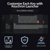 imageKeychron K4 Max Wireless Mechanical Keyboard 96 Layout QMK 24 GHzBluetooth 51Wired White Backlit with Hotswappable Keychron Super Banana Switch for Mac Windows LinuxHotSwap Keychron Super Red Switch