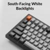 imageKeychron K4 Max Wireless Mechanical Keyboard 96 Layout QMK 24 GHzBluetooth 51Wired White Backlit with Hotswappable Keychron Super Banana Switch for Mac Windows LinuxHotSwap Keychron Super Red Switch