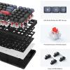 imageKeychron K4 Pro Custom Mechanical Keyboard with HotSwappable K Pro Red Switch QMKVIA Programmable Macro Wireless BluetoothWired USB Keyboard White LED Backlit for Mac Windows LinuxHotswap K Pro Red