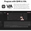 imageKeychron K4 Pro Custom Mechanical Keyboard with HotSwappable K Pro Red Switch QMKVIA Programmable Macro Wireless BluetoothWired USB Keyboard White LED Backlit for Mac Windows LinuxHotswap K Pro Red