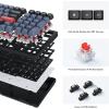 imageKeychron K4 Pro Custom Wireless Mechanical Keyboard 96 Keys Hotswappable QMKVIA Programmable Macro with K Pro Brown Switch RGB Backlit Compatible Mac Windows Linux  BlackKeychron K Pro Red Switch