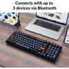 imageKeychron K4 Pro Custom Wireless Mechanical Keyboard 96 Keys Hotswappable QMKVIA Programmable Macro with K Pro Brown Switch RGB Backlit Compatible Mac Windows Linux  BlackKeychron K Pro Brown Switch