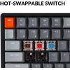 imageKeychron K4 Wireless BluetoothUSB Wired Gaming Mechanical Keyboard Compact 100 Keys RGB LED Backlit Gateron Brown Switch NKey Rollover Aluminum Frame for Mac Windows Version 2Hotswappable Brown Switch