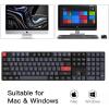 imageKeychron K5 Pro QMKVIA Custom Wireless Mechanical Keyboard HotSwappable Full Size Layout 108 Keys Programmable UltraSlim RGB Low Profile Brown Switch BluetoothUSBC for Mac Windows LinuxBrown Switch