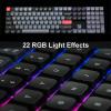 imageKeychron K5 Pro QMKVIA Custom Wireless Mechanical Keyboard HotSwappable Full Size Layout 108 Keys Programmable UltraSlim RGB Low Profile Brown Switch BluetoothUSBC for Mac Windows LinuxRed Switch