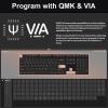 imageKeychron K5 Pro QMKVIA Custom Wireless Mechanical Keyboard HotSwappable Full Size Layout 108 Keys Programmable UltraSlim RGB Low Profile Brown Switch BluetoothUSBC for Mac Windows LinuxRed Switch