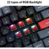 imageKeychron K5 Pro QMKVIA UltraSlim Wireless BluetoothWired USB Custom Mechanical Keyboard 108Key Programmable Macro RGB Backlight PBT Keycaps LowProfile Gateron Brown Switch for Mac Windows LinuxRed