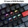 imageKeychron K5 Pro QMKVIA UltraSlim Wireless BluetoothWired USB Custom Mechanical Keyboard 108Key Programmable Macro RGB Backlight PBT Keycaps LowProfile Gateron Brown Switch for Mac Windows LinuxBrown