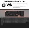 imageKeychron K5 Pro QMKVIA UltraSlim Wireless BluetoothWired USB Custom Mechanical Keyboard 108Key Programmable Macro RGB Backlight PBT Keycaps LowProfile Gateron Brown Switch for Mac Windows LinuxRed