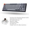 imageKeychron K6 Bluetooth 51 Wireless Mechanical Keyboard with Keychron K Pro Brown SwitchLED BacklitRechargeable Battery 68 Keys Compact Keyboard Compatible with Mac WindowsKeychron K Pro Brown Switch