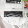 imageKeychron K6 Hot Swappable Wireless Bluetooth 51Wired Mechanical Gaming Keyboard 65 Compact 68Key RGB LED BacklightGateron G Pro Blue SwitchRechargeable Battery Compatible with Mac WindowsGateron G Pro Blue Switch