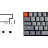 imageKeychron K6 Hot Swappable Wireless Bluetooth 51Wired Mechanical Gaming Keyboard 65 Compact 68Key RGB LED BacklightGateron G Pro Blue SwitchRechargeable Battery Compatible with Mac WindowsKeychron Super Brown Switch