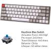 imageKeychron K6 HotSwappable Wireless Mechanical Keyboard for Mac 65 Compact 68 Keys Bluetooth Multitasking TypeC Wired Gaming Keyboard for Windows NonBacklit with Keychron Blue SwitchHotswap Keychron Blue Switch