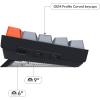 imageKeychron K6 Mechanical Keyboard 65 Compact 68 Key Wireless Gaming Keyboard RGB Backlight Bluetooth 51Wired Keyboard Compatible with Mac Windows Gateron G Pro Brown SwitchGateron G Pro Brown Switch