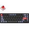 imageKeychron K6 Pro Wireless Custom Mechanical Keyboard QMKLauncher Programmable Macro HotSwappable Keychron K Pro Brown Switch 65 Layout Aluminum RGB Backlit Office Keyboard for Mac Windows LinuxRGB Backlight Aluminum Frame B