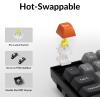 imageKeychron K8 Max Custom Mechanical Keyboard Wireless TKL 24 GHzBluetooth 51Wired QMK Programmable RGB HotSwappable with Keychron Super Red Switch Compatible with Mac Windows LinuxHotSwap Keychron Super Banana Switch