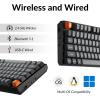 imageKeychron K8 Max Custom Mechanical Keyboard Wireless TKL 24 GHzBluetooth 51Wired QMK Programmable RGB HotSwappable with Keychron Super Red Switch Compatible with Mac Windows LinuxHotSwap Keychron Super Banana Switch