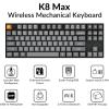 imageKeychron K8 Max Custom Mechanical Keyboard Wireless TKL 24 GHzBluetooth 51Wired QMK Programmable RGB HotSwappable with Keychron Super Red Switch Compatible with Mac Windows LinuxHotSwap Keychron Super Red Switch