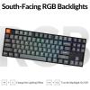 imageKeychron K8 Max Custom Mechanical Keyboard Wireless TKL 24 GHzBluetooth 51Wired QMK Programmable RGB HotSwappable with Keychron Super Red Switch Compatible with Mac Windows LinuxHotSwap Keychron Super Brown Switch