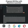 imageKeychron K8 Max TKL Mechanical Keyboard Wireless 87 Keys QMK 24 GHzBluetooth 51Wired Connection White Backlit with Programmable Keychron Super Red Switch for macOS Windows LinuxKeychron Super Brown Switch