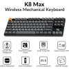 imageKeychron K8 Max TKL Mechanical Keyboard Wireless 87 Keys QMK 24 GHzBluetooth 51Wired Connection White Backlit with Programmable Keychron Super Red Switch for macOS Windows LinuxKeychron Super Brown Switch