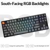 imageKeychron K8 Max TKL Wireless Mechanical Keyboard QMK 24 GHzBluetooth 51Wired with Aluminum Frame RGB Backlit HotSwappable Programmable Keychron Super Brown Switch for Mac Windows LinuxHotSwap Keychron Super Brown Switch