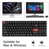imageKeychron K8 Pro QMKVIA Wireless Mechanical Keyboard 80 Layout TKL Custom Programmable BluetoothWired Gaming Keyboard with White Backlit K Pro Banana Switch PBT Keycaps for Mac Windows LinuxBanana Switch