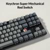 imageKeychron K8 Tenkeyless Wireless Mechanical Keyboard for Mac White Backlight Bluetooth Multitasking TypeC Wired Gaming Keyboard for Windows Red SwitchKeychron Super Red Switch
