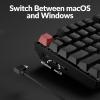 imageKeychron K8 Tenkeyless Wireless Mechanical Keyboard for Mac White Backlight Bluetooth Multitasking TypeC Wired Gaming Keyboard for Windows Red SwitchQMK Banana Switch
