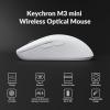 imageKeychron M3 Mini 4K Wireless Bluetooth 5124 GHzWired Optical Mouse UltraLightweight 55g Programmable PixArt 3395 Sensor with up to 26000 DPI 650 IPS for Windows Mac Linux  BlackWhite
