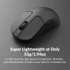 imageKeychron M3 Mini 4K Wireless Bluetooth 5124 GHzWired Optical Mouse UltraLightweight 55g Programmable PixArt 3395 Sensor with up to 26000 DPI 650 IPS for Windows Mac Linux  BlackBlack