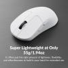 imageKeychron M3 Mini 4K Wireless Bluetooth 5124 GHzWired Optical Mouse UltraLightweight 55g Programmable PixArt 3395 Sensor with up to 26000 DPI 650 IPS for Windows Mac Linux  BlackWhite