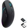 imageKeychron M3 Wireless Gaming Optical Mouse TriMode 24 GHzBluetooth 51Wired PixArt PAW 3395 Sensor 4000Hz Polling Rate 79g Lightweight Programmable Macro Button for Windows PCMac  BlackBlack
