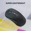 imageKeychron M3 Wireless Mouse PAW3395 Sensor with Programmable Macro Button 26000 DPI Supports 24 GHzBluetooth 51 79g UltraLight Ergonomic Design Up to 70 Hours Using for PC Mac Laptop  BlackBlack
