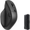 imageKeychron M6 4000 Hz Wireless Bluetooth 5124 GHzWired Optical Mouse Lightweight 78g Programmable PixArt 3395 Sensor with up to 26K DPI 650 IPS for Windows Mac Linux  BlackBlack