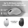 imageKeychron M6 Wireless Gaming Optical Mouse TriMode 24 GHzBluetooth 51Wired PixArt 3395 Sensor 26000 DPI Ergonomic Lightweight Programmable Macro Button for Windows PCMac  BlackWhite