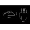 imageKeychron M6 Wireless Gaming Optical Mouse TriMode 24 GHzBluetooth 51Wired PixArt 3395 Sensor 26000 DPI Ergonomic Lightweight Programmable Macro Button for Windows PCMac  BlackBlack