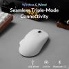 imageKeychron M7 8K Wireless Mouse 30K DPI Optical Computer Mice 24 GHzBluetoothWired with Macro Button 66g Lightweight Ergonomic Up to 140 Hours Worktime for Laptop macOSWindows  WhiteWhite