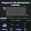 imageKeychron Q1 HE QMK Rapid Trigger Wireless Custom Mechanical Keyboard 24 GHzBluetoothWired 75 HotSwappable Programmable RGB Gateron DoubleRail Magnetic Switches for Mac Windows Shell WhiteShell white