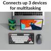 imageKeychron Q1 HE QMK Rapid Trigger Wireless Custom Mechanical Keyboard 24 GHzBluetoothWired 75 HotSwappable Programmable RGB Gateron DoubleRail Magnetic Switches for Mac Windows Shell WhiteCarbon Black