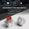 imageKeychron Q1 Pro Wireless Custom Mechanical Keyboard QMKVIA Programmable Full Aluminum 75 Layout BluetoothWired RGB with Hotswappable Keychron K Pro Banana Switch Compatible with Mac Windows LinuxHotswap Keychron K Pro Red Switch