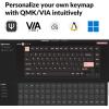 imageKeychron Q1 RGB Wired Custom Mechanical Keyboard 75 Layout QMKVIA Programmable Macro with Hotswappable Gateron G Pro Brown Switch Double Gasket Compatible with Mac Windows Linux Blue Version 2Gateron G Pro Brown Switch