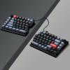 imageKeychron Q11 QMKVIA TKL Split Keyboard Ergonomic 91 Keys 75 Layout Wired Mechanical Gaming Keyboard Mac ampamp Windows with Full Alu Frame PBT Keycaps ampamp Knobs RGB Backlight HotSwappable Red Switch